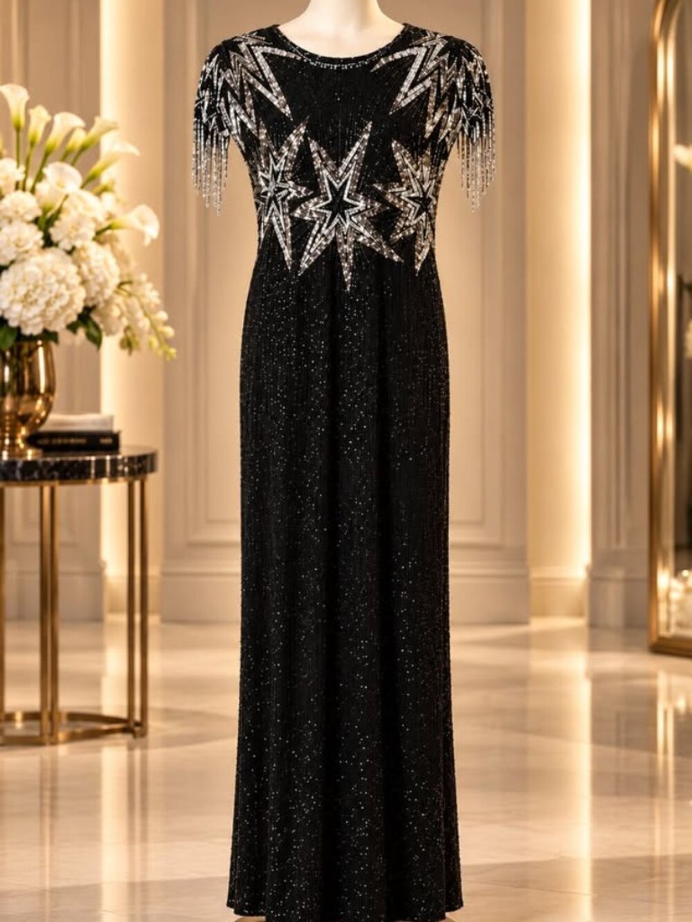 Showstopping Laurence Kazar Evening Gown